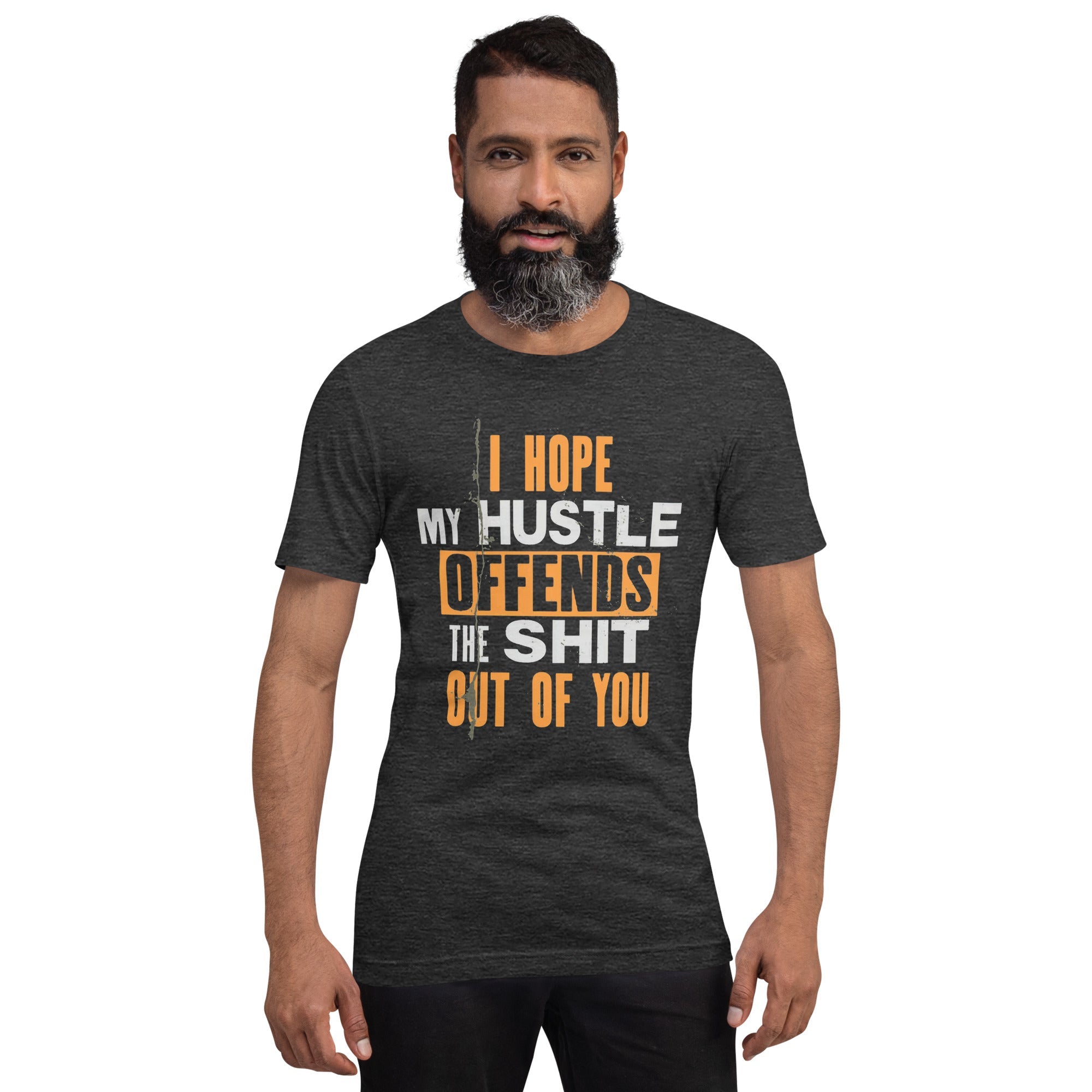 MoneyShot Dark Grey Heather / XS If my hustle offends you