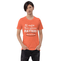 MoneyShot Heather Orange / S Your opinion matters