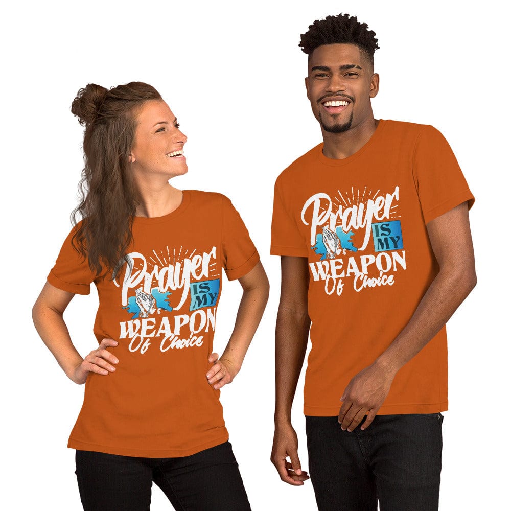 Absolutestacker2 Autumn / S Prayer is my choice of weapon t-shirt