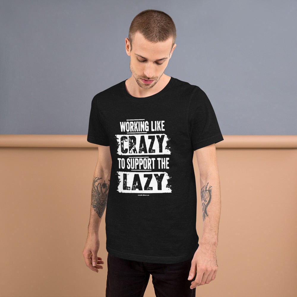 Absolutestacker2 Black Heather / XS Laziness