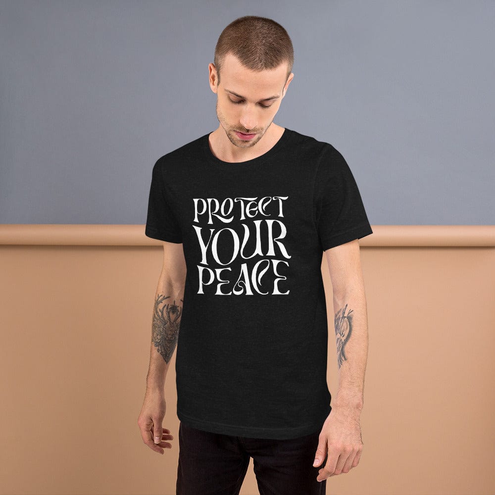 Absolutestacker2 Black Heather / XS Protect your peace