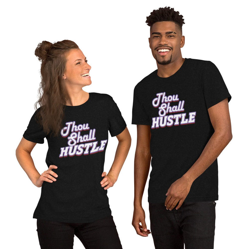 Absolutestacker2 Black Heather / XS Thou shall Hustle