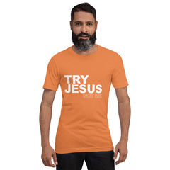 Absolutestacker2 Burnt Orange / XS Try Jesus