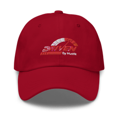 Absolutestacker2 Cranberry Driven by hustle Dad hat