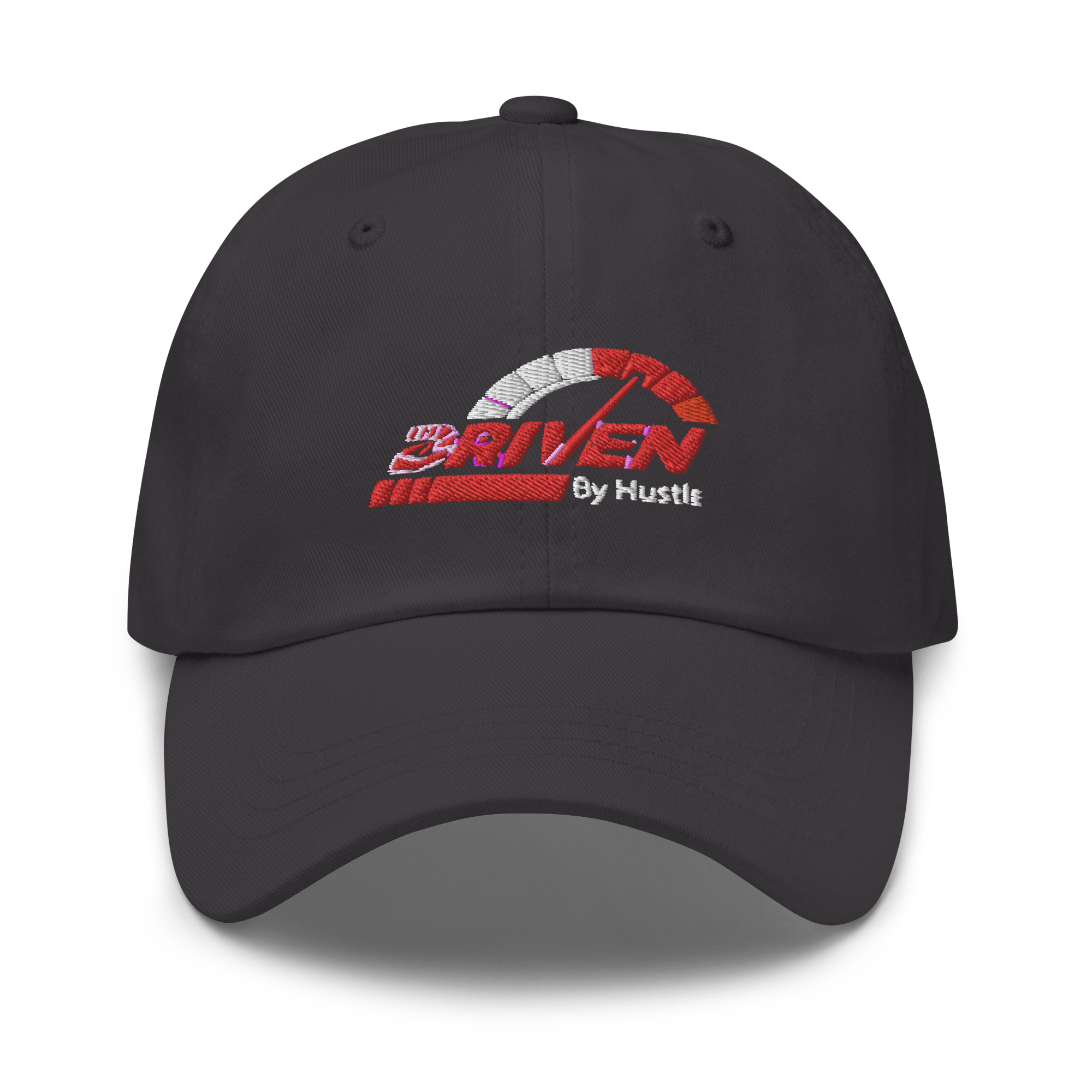 Absolutestacker2 Dark Grey Driven by hustle Dad hat