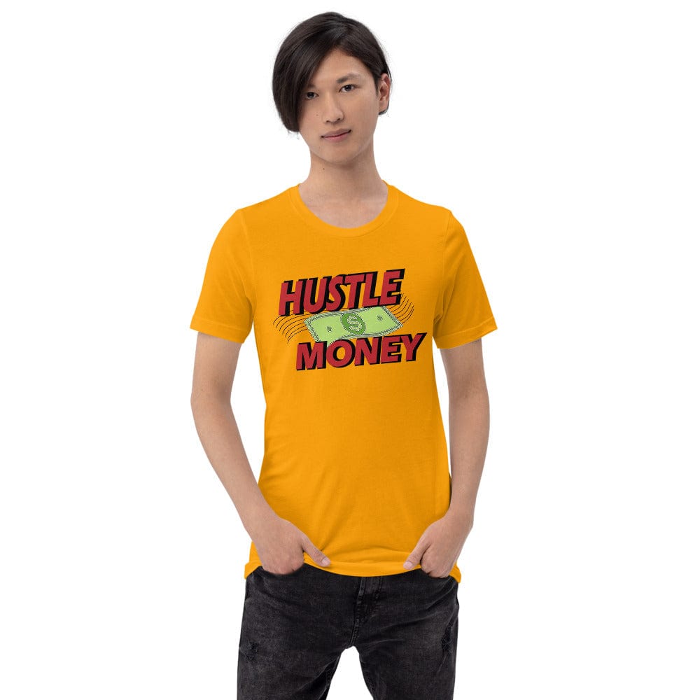 Absolutestacker2 Gold / S Hustle money Custom T-shirts