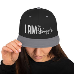 Absolutestacker2 Hats Black/ Silver I am the struggle Hat