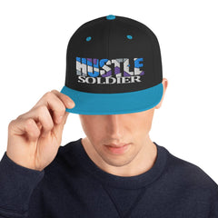 Absolutestacker2 Hats Black/ Teal Hustle soldier