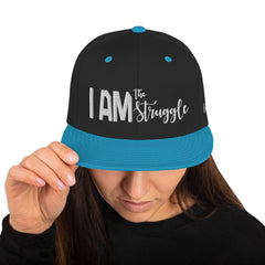 Absolutestacker2 Hats Black/ Teal I am the struggle Hat