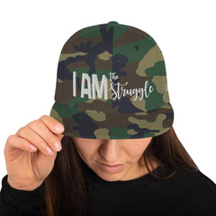 Absolutestacker2 Hats Green Camo I am the struggle Hat