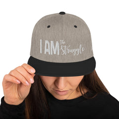 Absolutestacker2 Hats Heather/Black I am the struggle Hat