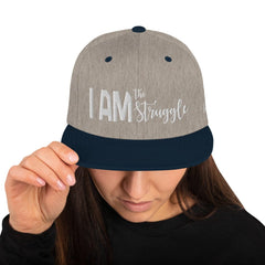 Absolutestacker2 Hats Heather Grey/ Navy I am the struggle Hat