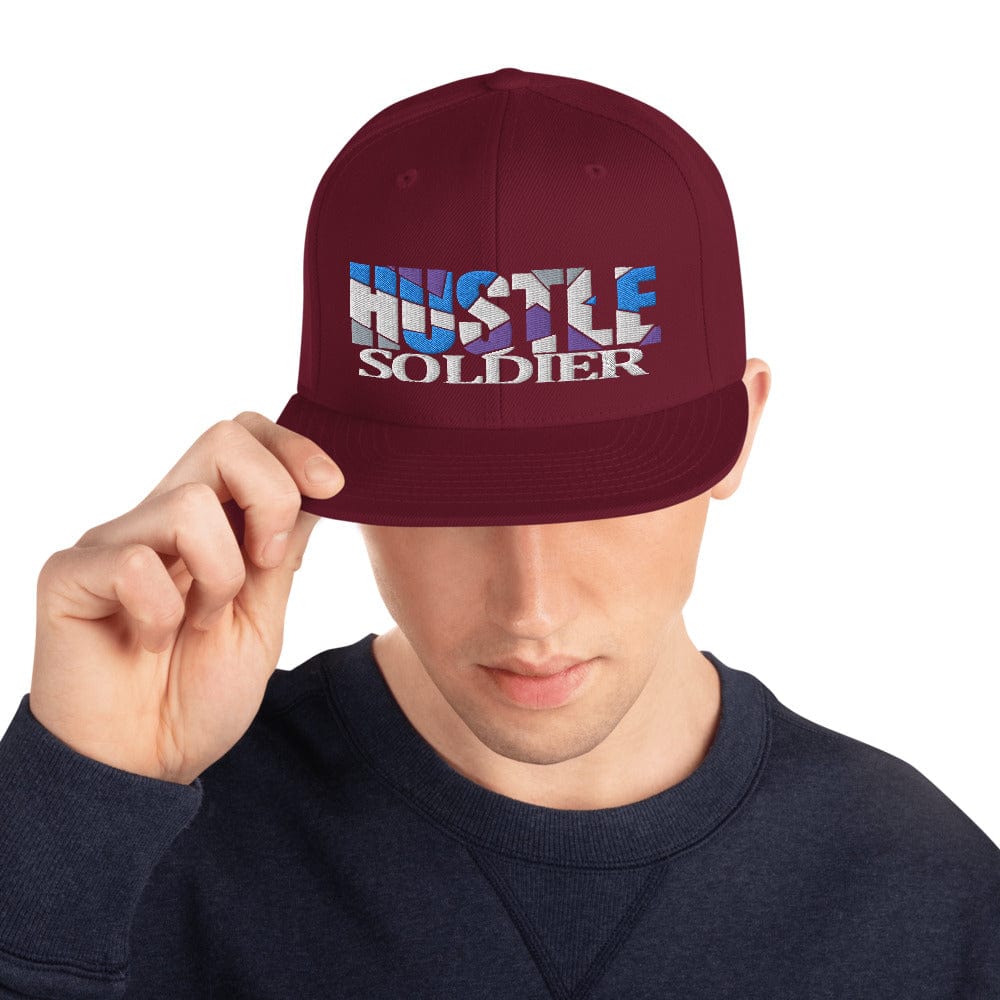 Absolutestacker2 Hats Maroon Hustle soldier