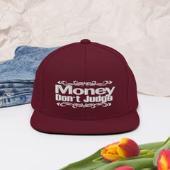 Absolutestacker2 Hats Money Don't judge Snapback Hat