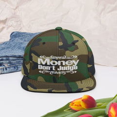 Absolutestacker2 Hats Money Don't judge Snapback Hat