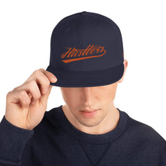 Absolutestacker2 Hats Navy Hustlers Snapback Hat