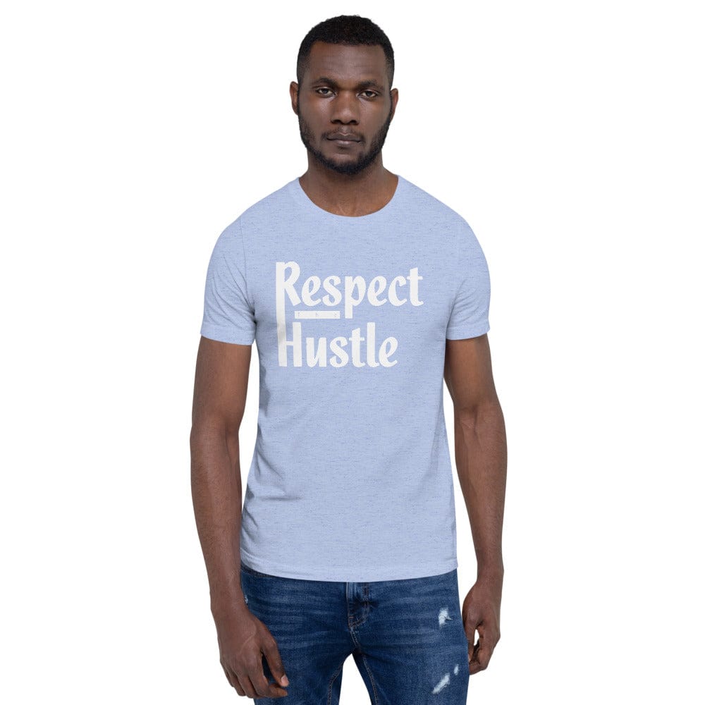 Absolutestacker2 Heather Blue / S Respect the hustle