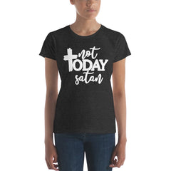 Absolutestacker2 Heather Dark Grey / S Not today Satan