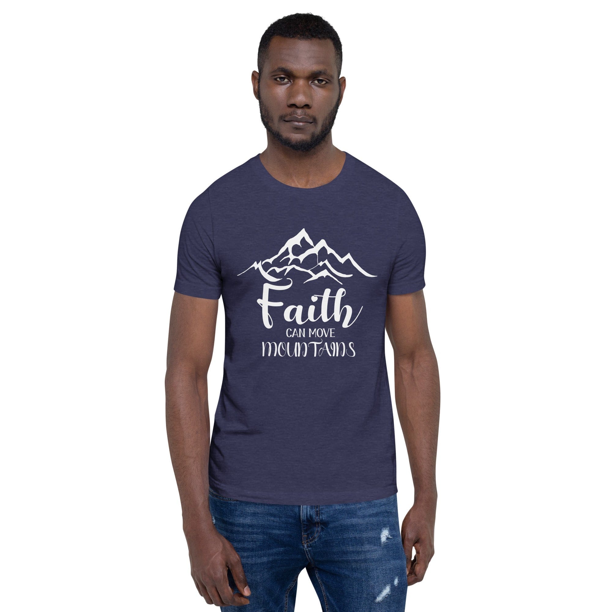 Absolutestacker2 Heather Midnight Navy / XS Faith can move mountains