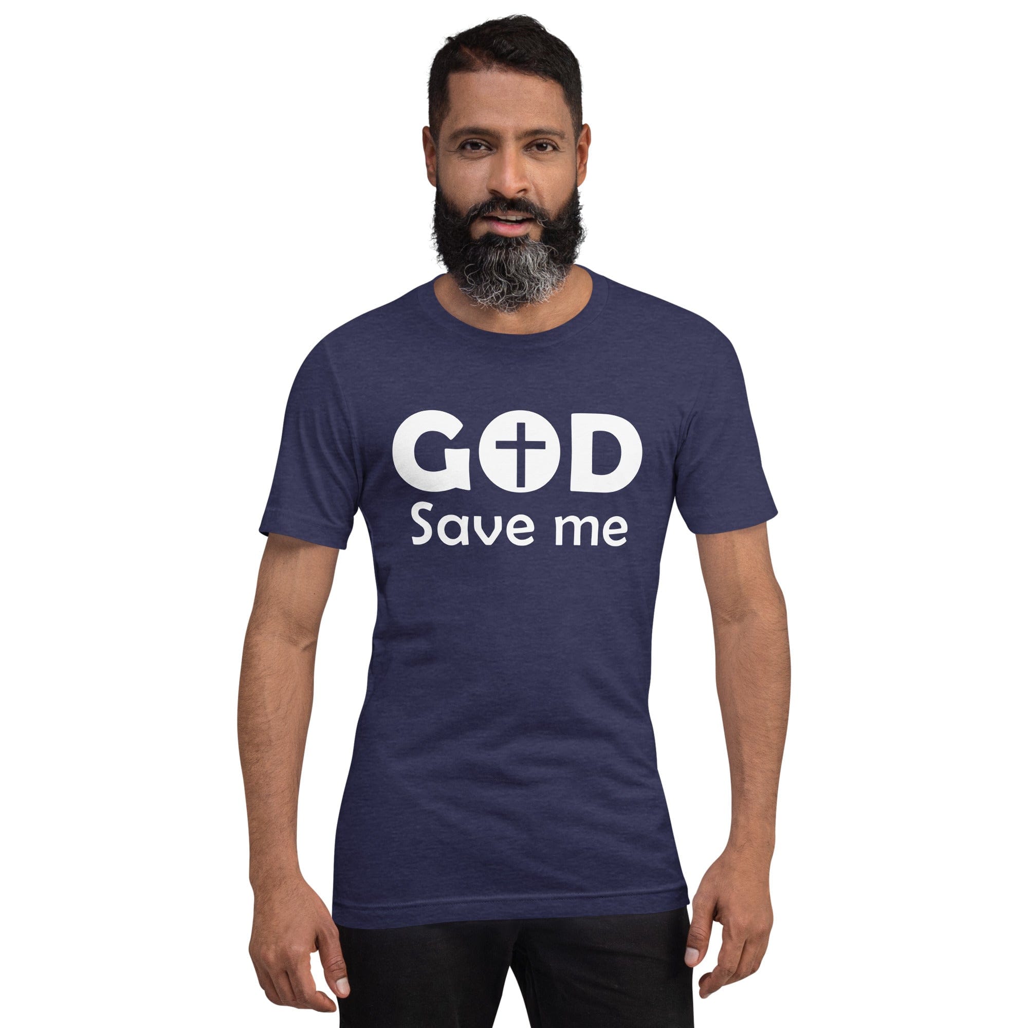 Absolutestacker2 Heather Midnight Navy / XS God save me