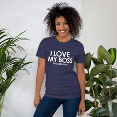 Absolutestacker2 Heather Midnight Navy / XS I love my boss