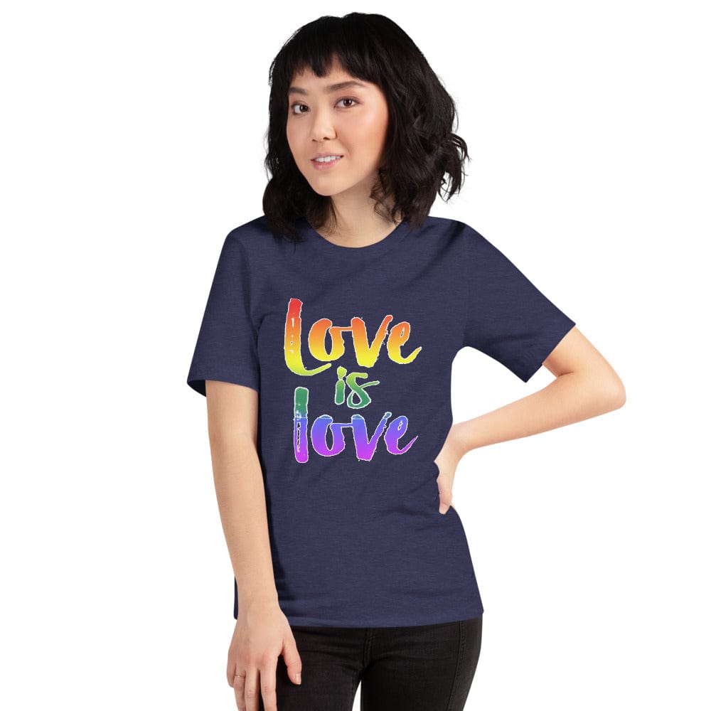 Absolutestacker2 Heather Midnight Navy / XS Love Is Love