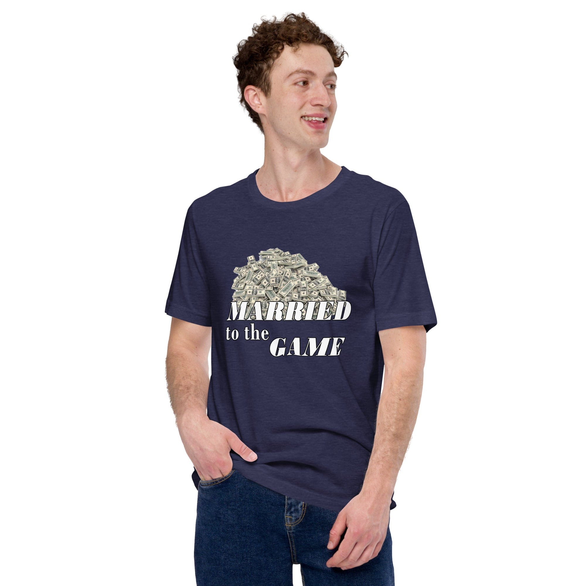 Absolutestacker2 Heather Midnight Navy / XS Married 2 the game