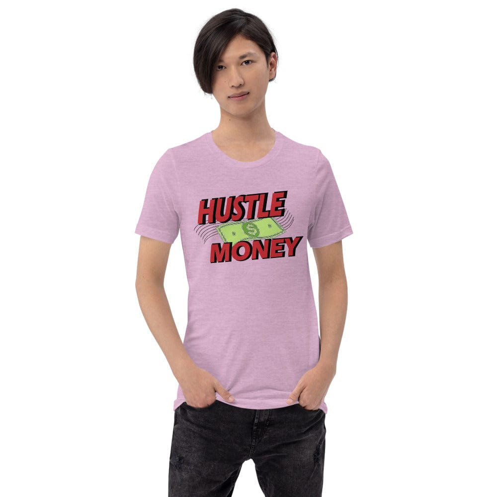 Absolutestacker2 Heather Prism Lilac / XS Hustle money Custom T-shirts