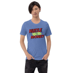 Absolutestacker2 Heather True Royal / S Hustle money Custom T-shirts