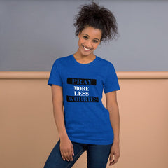 Absolutestacker2 Heather True Royal / S Pray more less worry