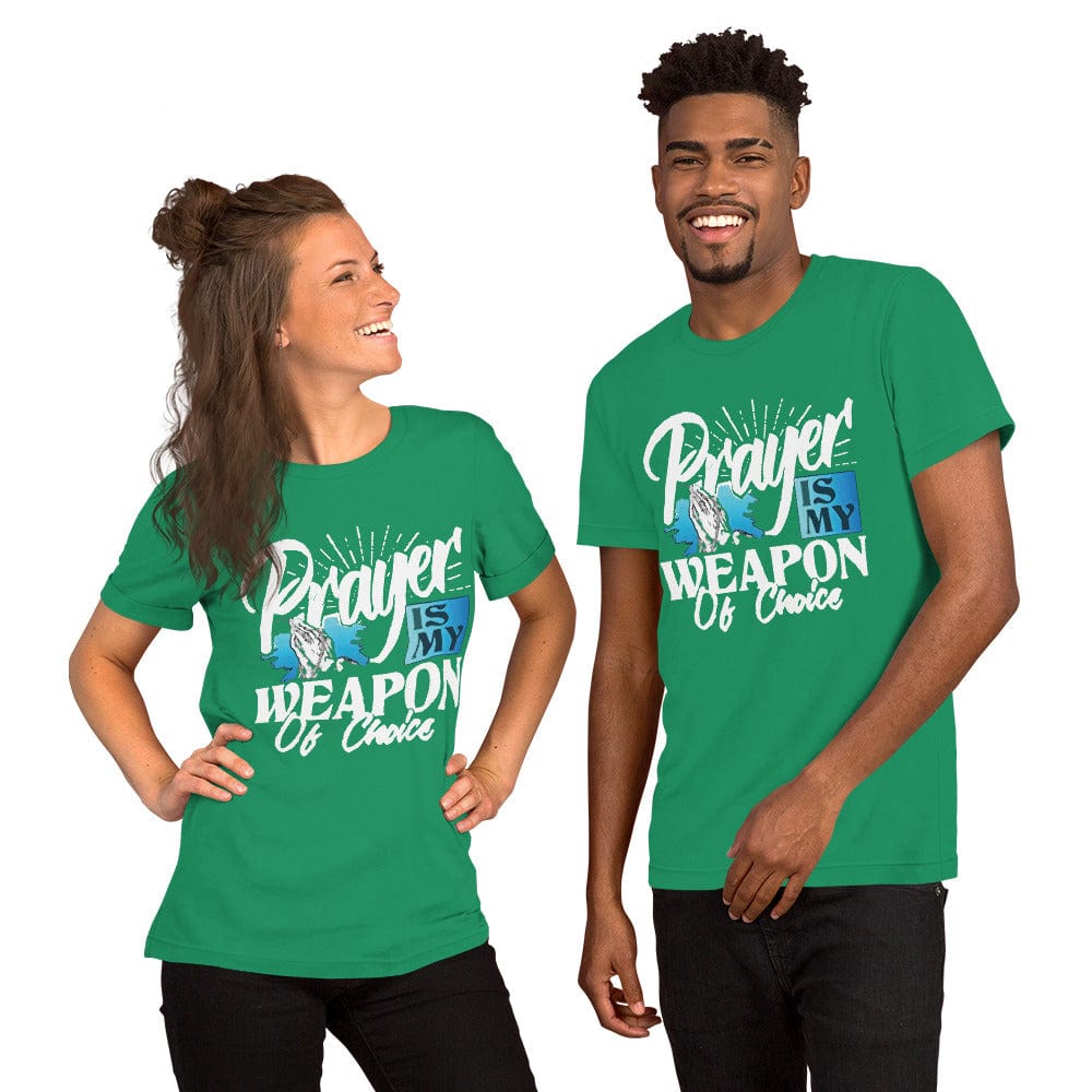 Absolutestacker2 Kelly / XS Prayer is my choice of weapon t-shirt