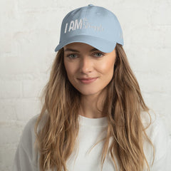 Absolutestacker2 Light Blue Am I Dad hat