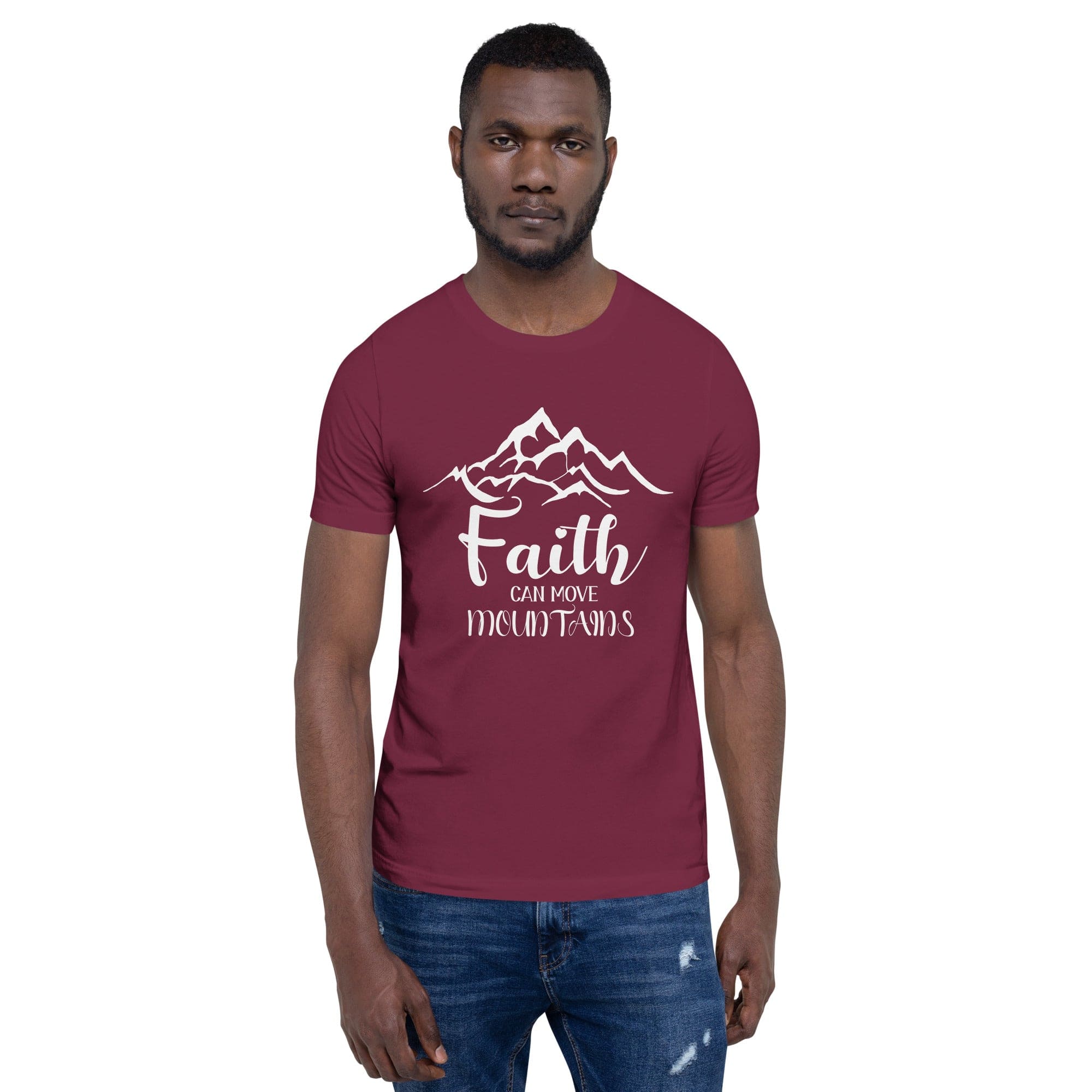 Absolutestacker2 Maroon / XS Faith can move mountains