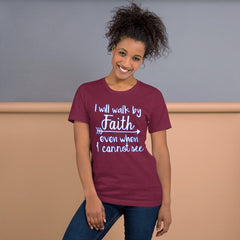 Absolutestacker2 Maroon / XS Walk by faith