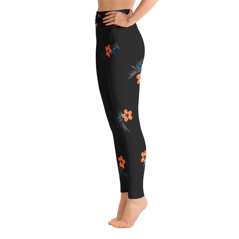 Absolutestacker2 Midnight flower Yoga Leggings