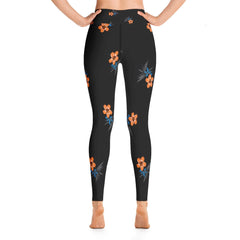 Absolutestacker2 Midnight flower Yoga Leggings