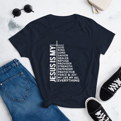 Absolutestacker2 Navy / S Jesus name