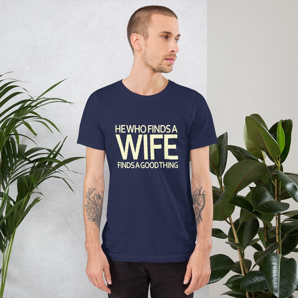 Absolutestacker2 Navy / XS He who finds a good wife