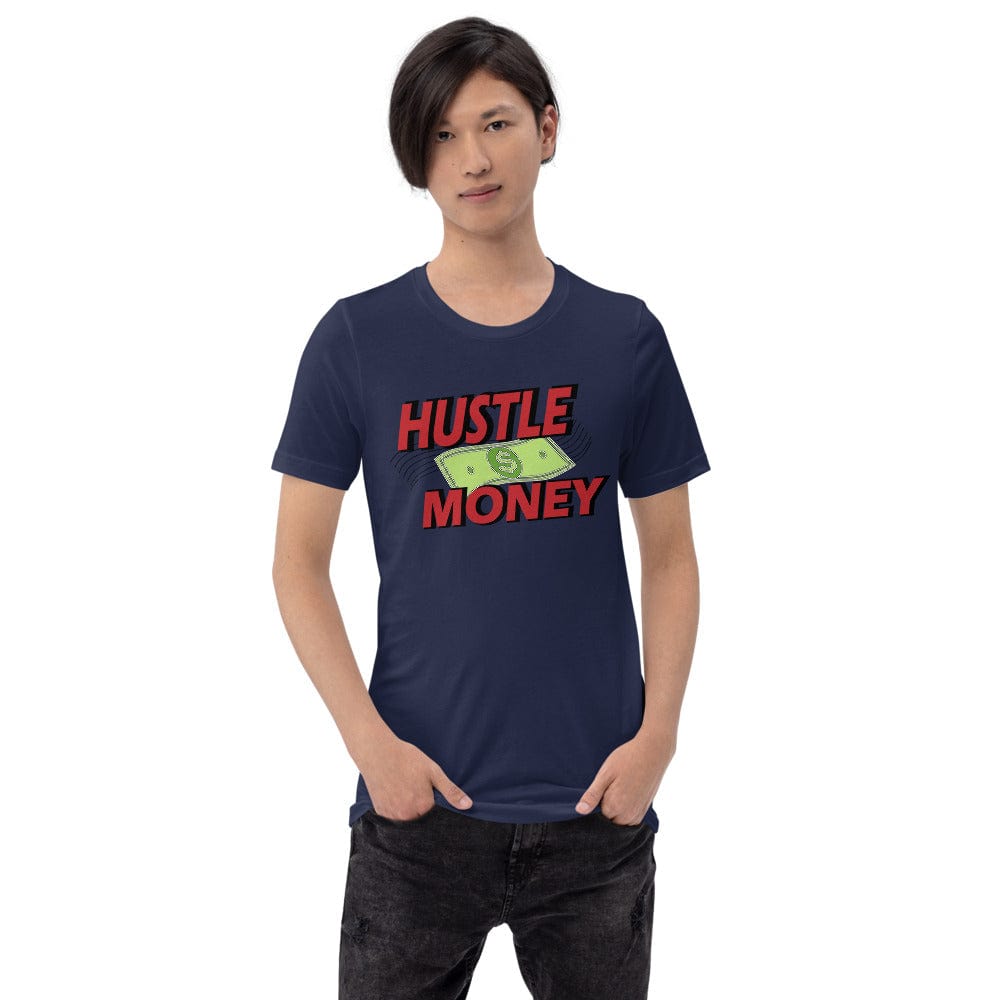 Absolutestacker2 Navy / XS Hustle money Custom T-shirts