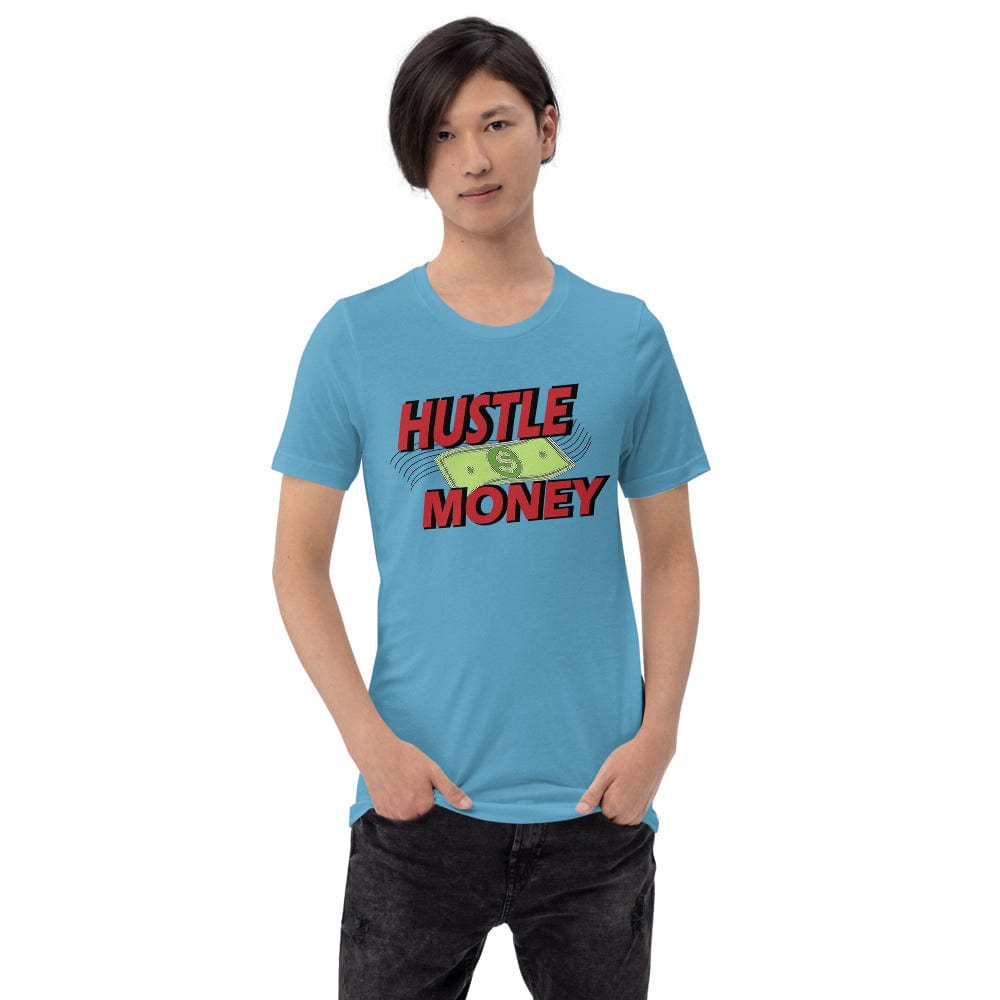 Absolutestacker2 Ocean Blue / S Hustle money Custom T-shirts