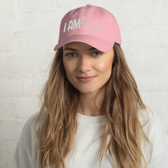 Absolutestacker2 Pink Am I Dad hat