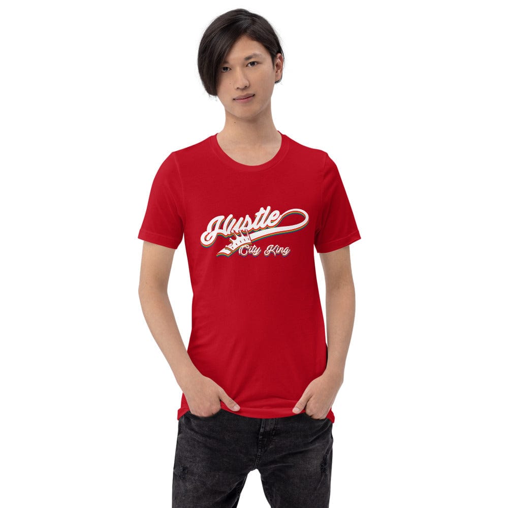 Absolutestacker2 Red / S Hustle City King Custom T-shirt