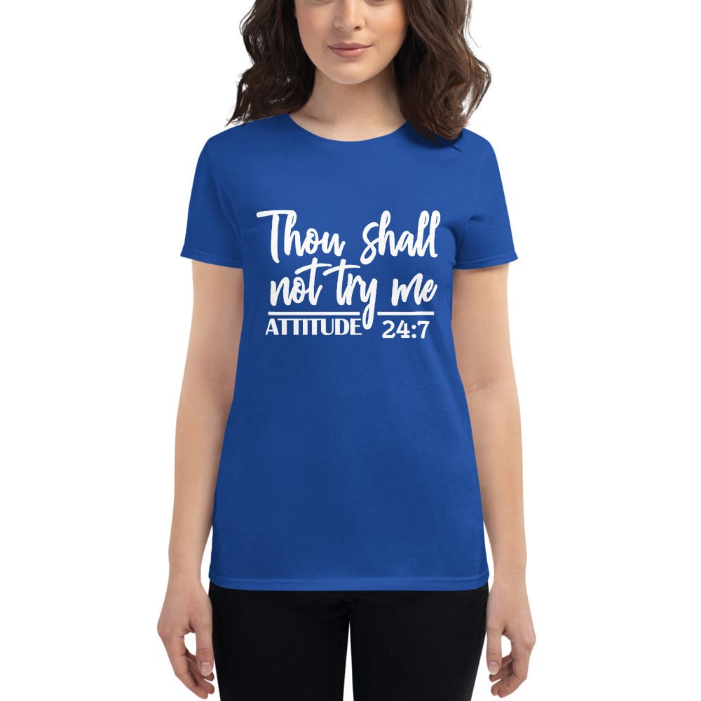 Absolutestacker2 Royal Blue / S Thou shall not try me