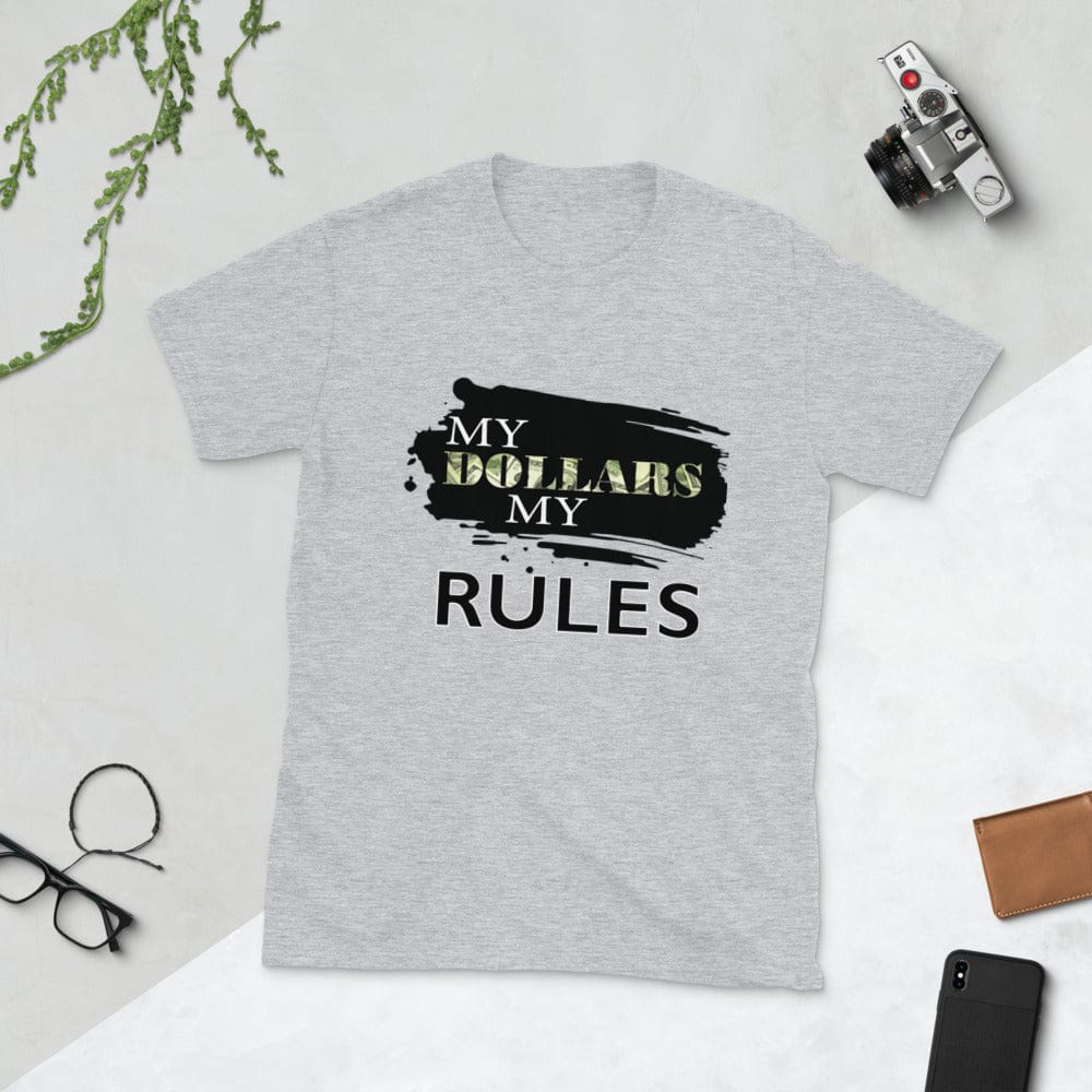 Absolutestacker2 Sport Grey / S My dollar my rules Custom T-shirts