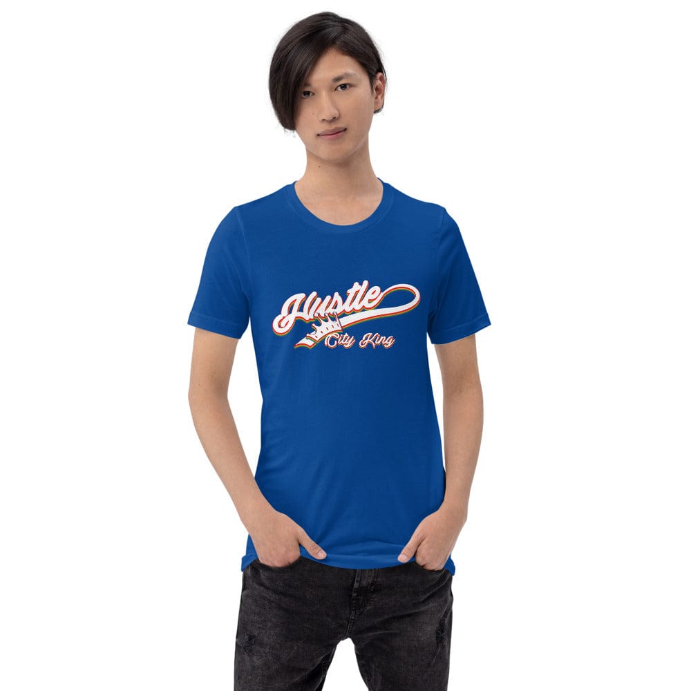 Absolutestacker2 True Royal / S Hustle City King Custom T-shirt