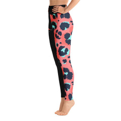 Absolutestacker2 White/pink Yoga Leggings