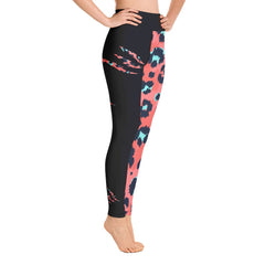 Absolutestacker2 White/pink Yoga Leggings