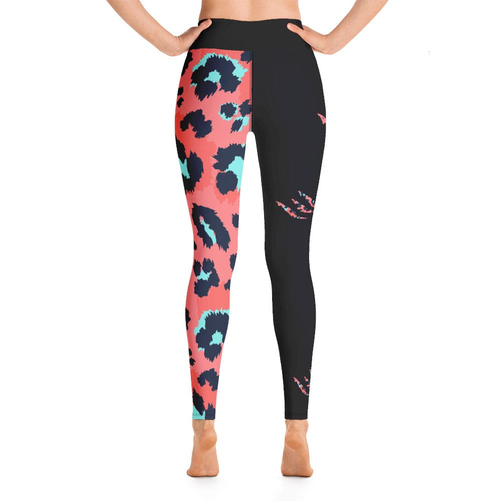 Absolutestacker2 White/pink Yoga Leggings