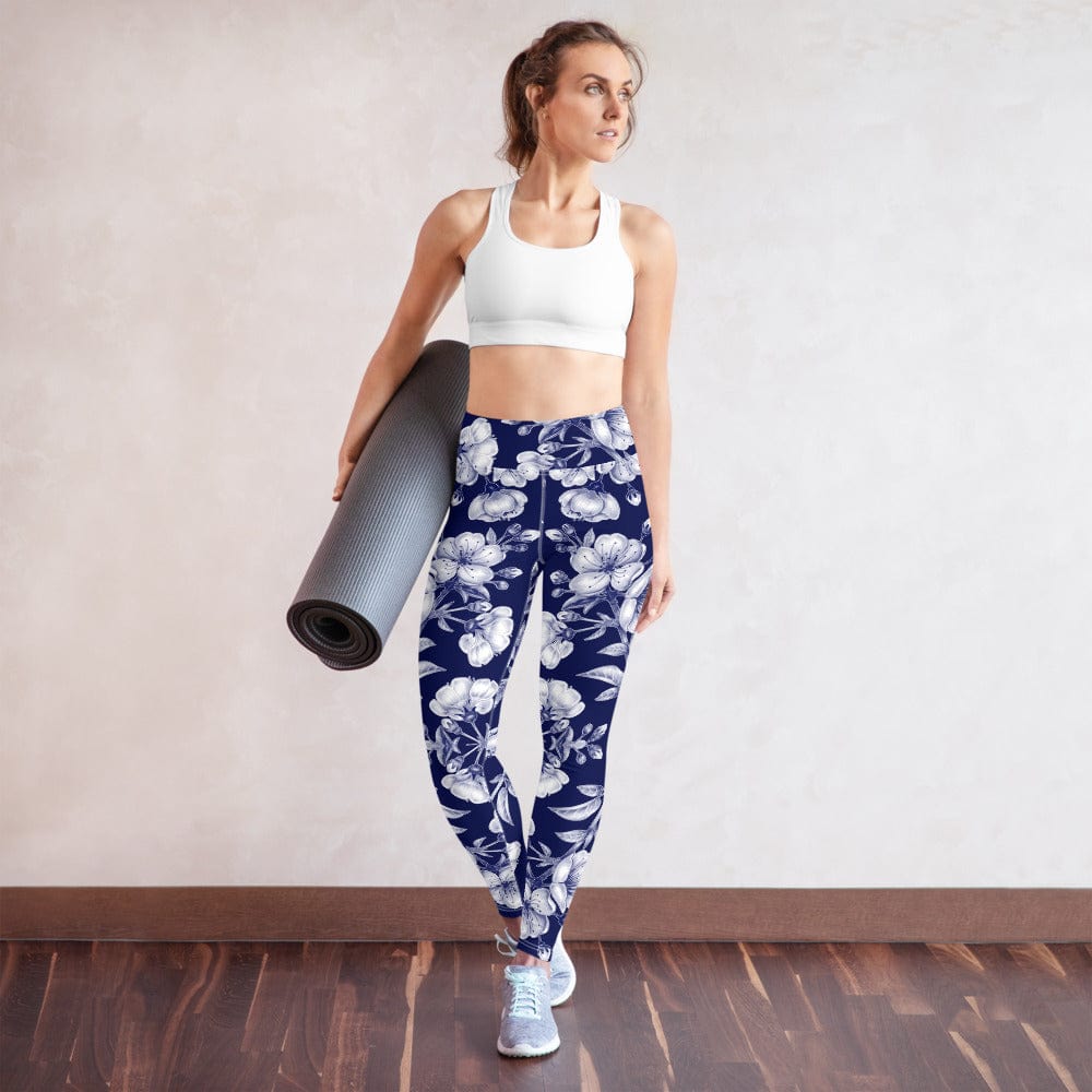 Absolutestacker2 XS Navy blue yoga leggings