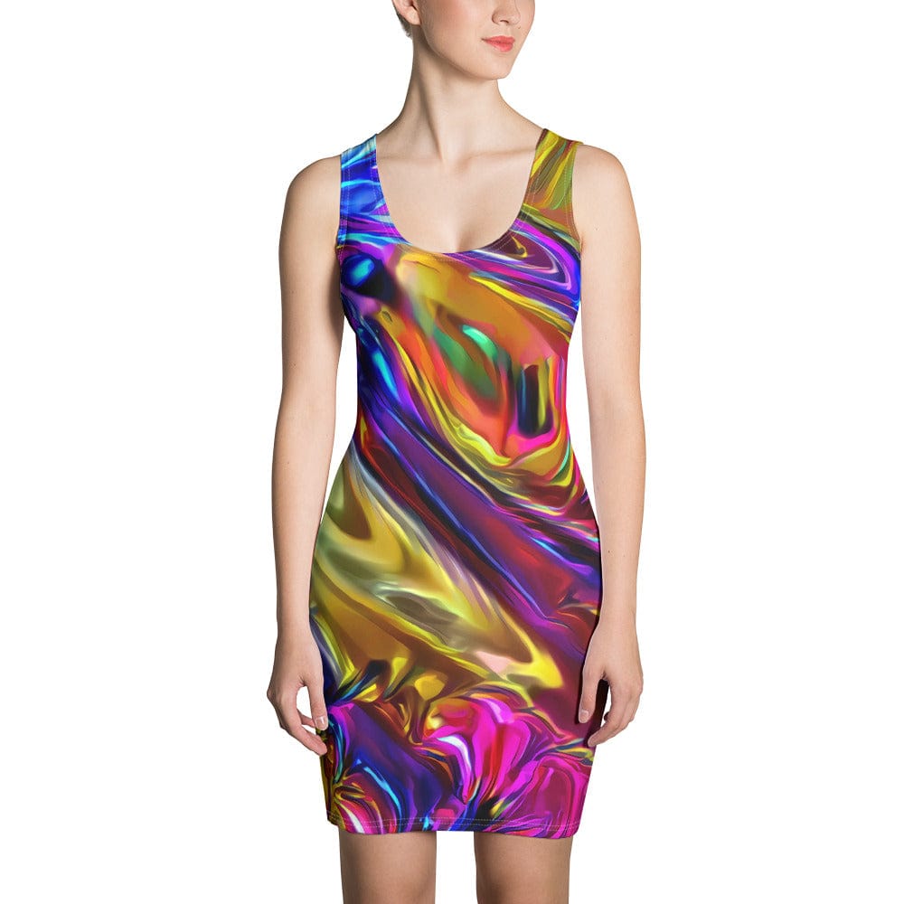 Absolutestacker2 XS Tri Color Sundress